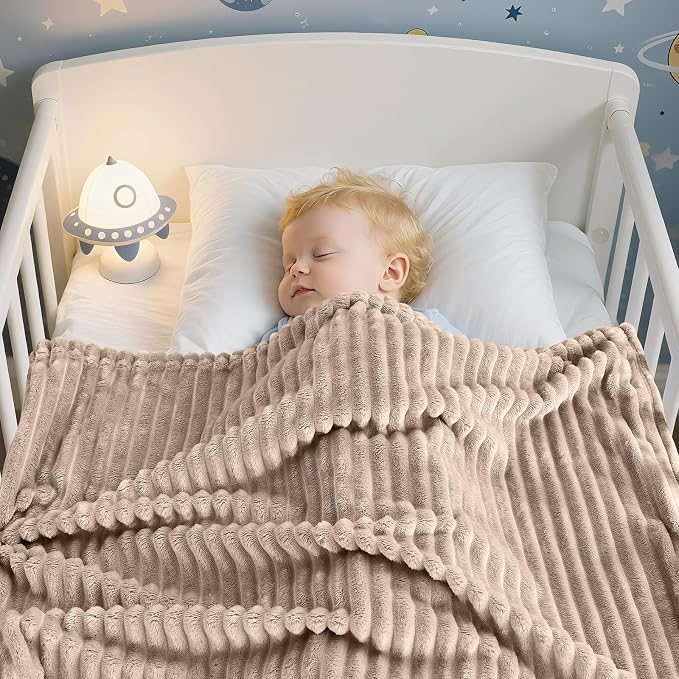 Soft Fleece Baby Blanket Ultra Cozy Baby Blankets - Image 3