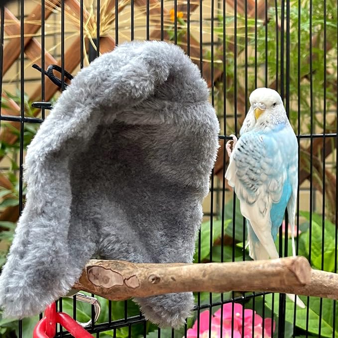 Comfort Corner Fleece Bird Blanket Parrot Cage Snuggle Hut Warm Bird Nest House - Image 3