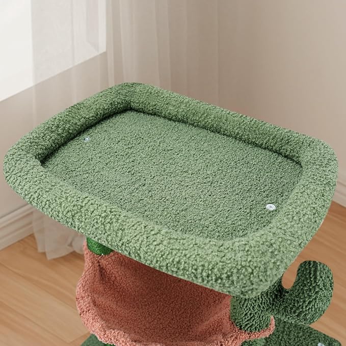 37.4" Cactus Cat Tree Tower - Image 3
