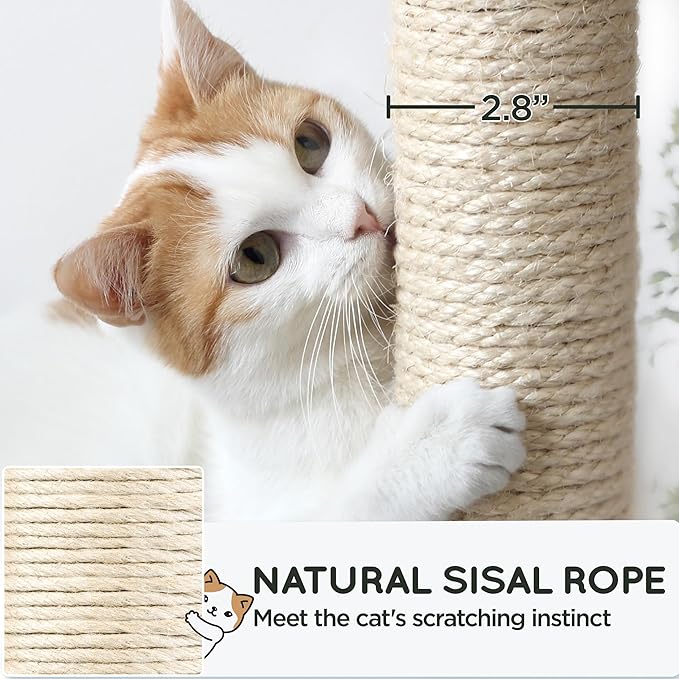 Yaheetech Cat Tree Cat Tower, 63in Multi-Level Pet Furniture - Image 8