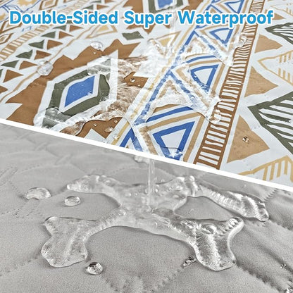 Waterproof Dog Blanket, Bohemian Dog Bed Cover Pet Blanket, Reversible Sofa - Image 2