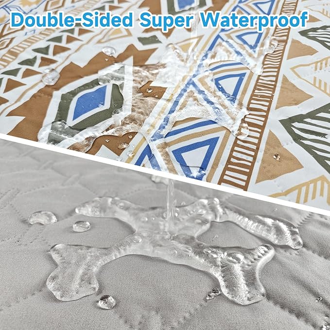 Waterproof Dog Blanket, Bohemian Dog Bed Cover Pet Blanket, Reversible Sofa - Image 2