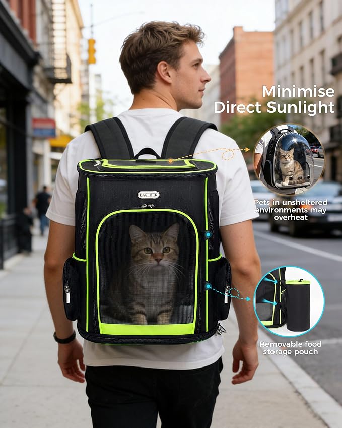 BAGLHER Expandable Cat Carrier Backpacks, Retractable Pet Carrier Backpack - Image 8