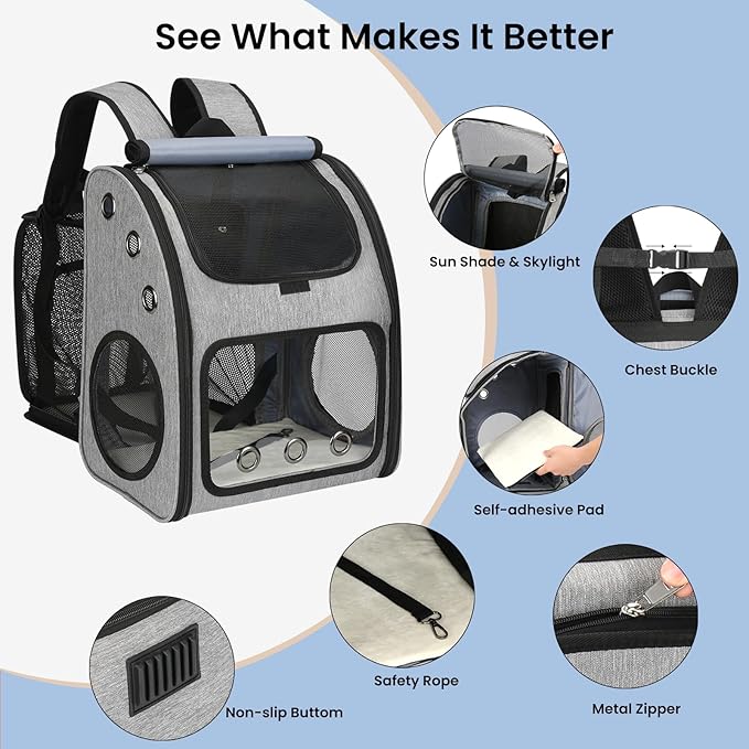 Expandable Pet Carrier Backpack - Image 3