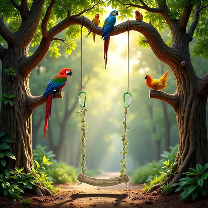 Chicken Swing Chicken Toy Perch Chicken Stand Bird Chew Toy - Image 4