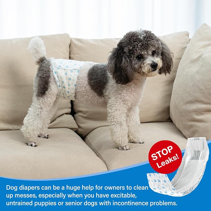 Pet Soft Disposable Male Dog Wraps - Image 7