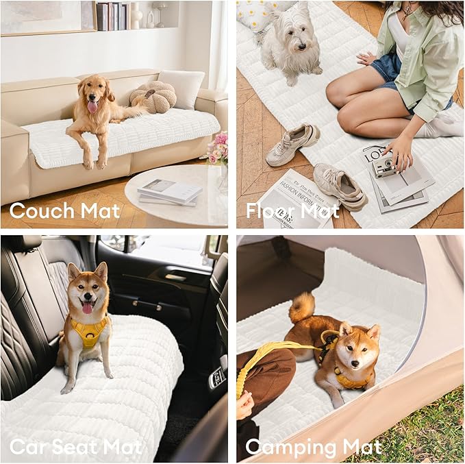 FUNNY FUZZY Pet Couch Covers for Sofa, Washable Dog Couch Cover Protector for - Image 3