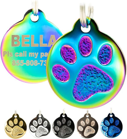 Engraved Pet Tag for Dogs and Cats by PetANTastic