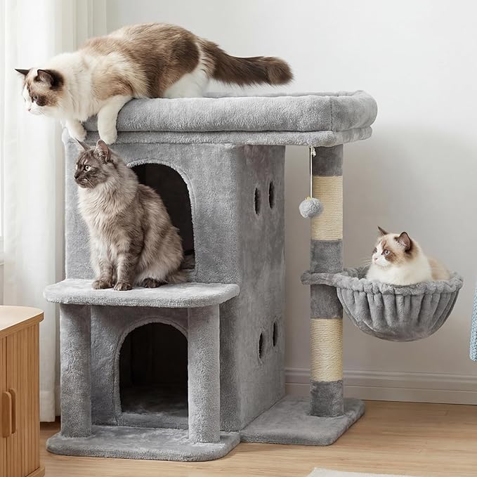 Heybly Cat Tree, 25.6-inch Cat Tower - Image 2