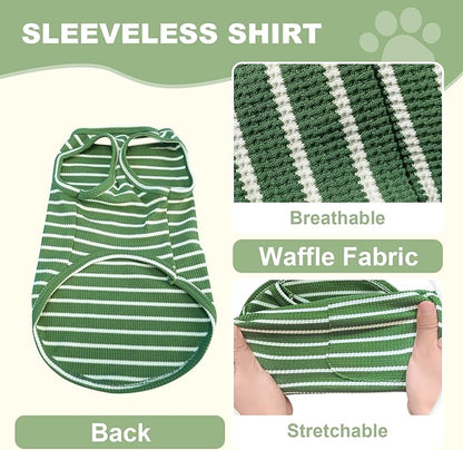 Dog Clothes, Stripe Dogs Shirts - Image 3