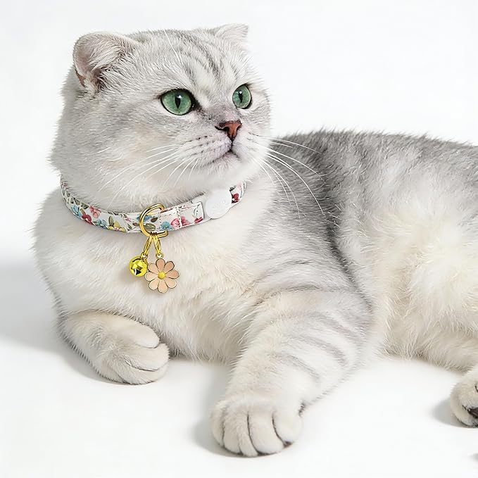 2 Pack Cotton Breakaway Cat Collars Set - Image 6