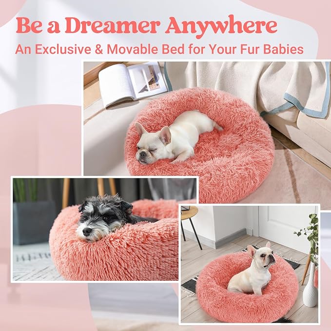 rabbitgoo Calming Dog Bed for Small Medium, 27 inches Pet Bed Machine Washable - Image 8