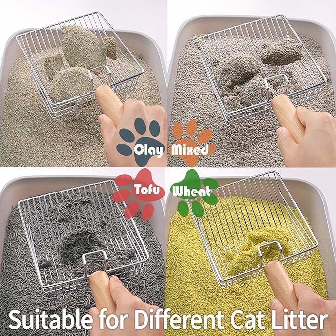 UFECODO Fast Sifting Cat Litter Scoop - Image 3