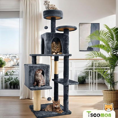 58.5inch Large Cat Tree Tower Condo - Image 6