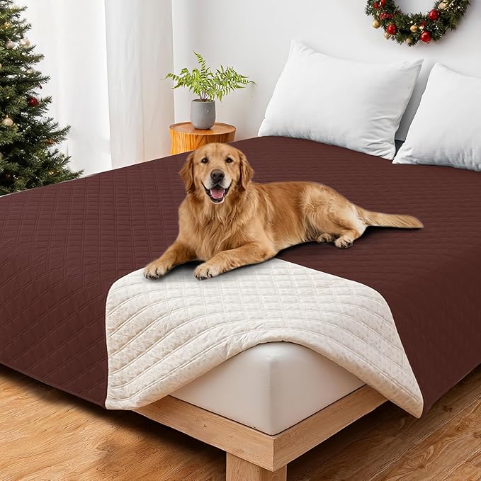 Waterproof Dog Bed Cover, Non-Slip Dog Blanket by CYCMACOHOME