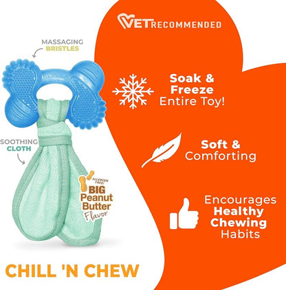 Nylabone Freezer Bone Puppy Chew Toy, Soothing Teething Toys - Image 3