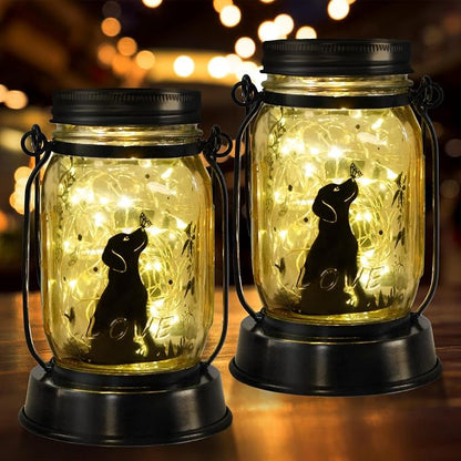 kyoryuger Dog Solar Lanterns 3in1 Dog Light Garden Decor Gifts by kyoryuger