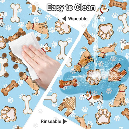 Dog Food Mat for Pet Cat Food Mat, Non-Slip Cat Pet Feeding Mats for Floor - Image 7
