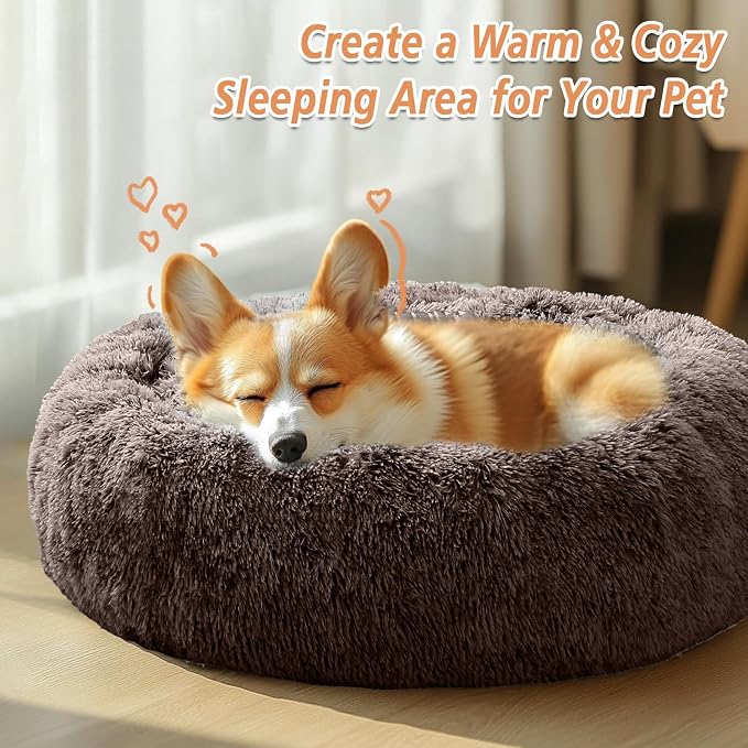 JOLLYVOGUE Calming Dog Bed for Small Dogs - Image 5
