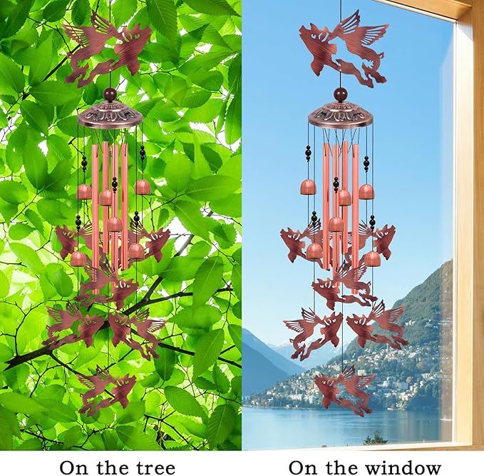 Flying Pig Wind Chimes, Gifts for Mom & Grandma & Woman & Family & Neighbor - Image 5