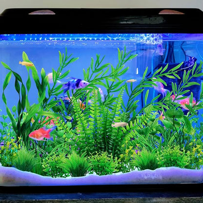 Fish Tank Accessories Aquarium Decorations Green Plants, Aquarium Decor Plastic - Image 3