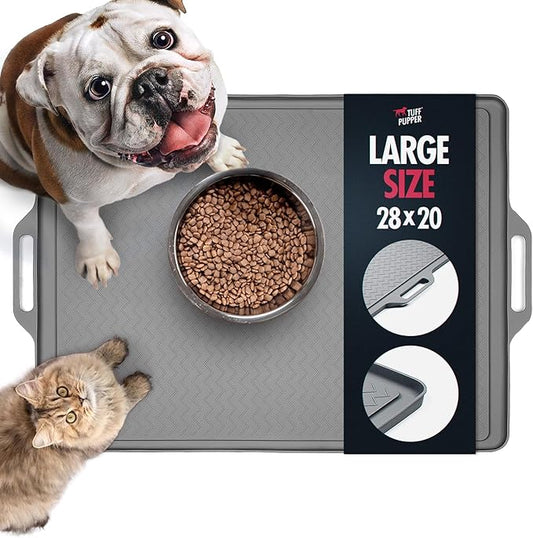 Tuff Pupper 28x20 Large Dog Feeding Mat by TuffPupper