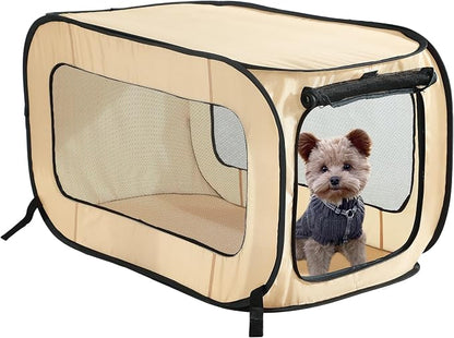 Beatrice Home Fashions Portable, Collapsible, Pop Up Kennel Travel Cat and Dog - Image 8