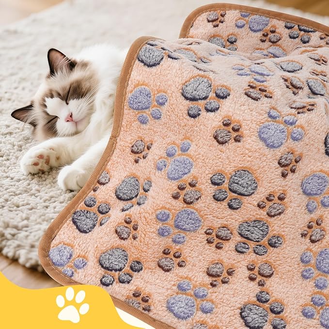 4 Pack Premium Soft Pet Blankets Washable - Image 3