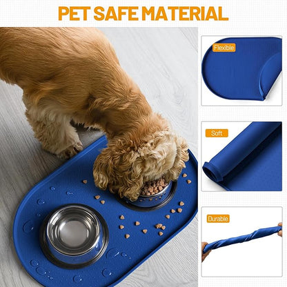 Hubulk 100% Waterproof Silicone Pet Feeding Mat - Image 5