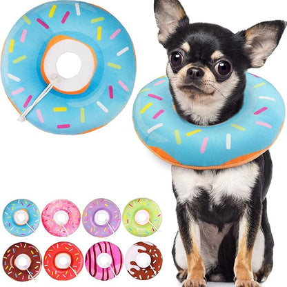 Cat Cone Collar Soft, Cute Cat Donut Collar After Surgery, Adjustable Kitten by Unknown