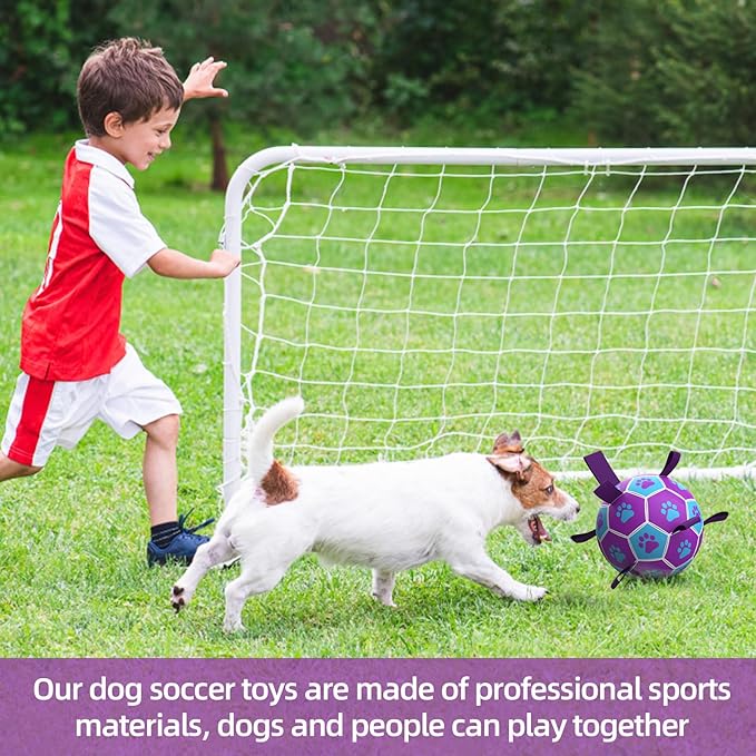 QDAN Dog Ropes Toys Soccer Ball - Image 8