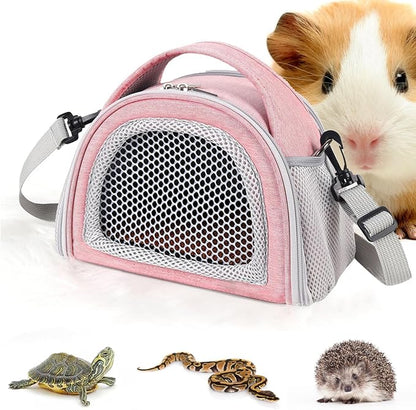 YUDODO Hamster Carrier Guinea Pig Carrier Bag Small Animal Sugar Glider Pouch by YUDODO