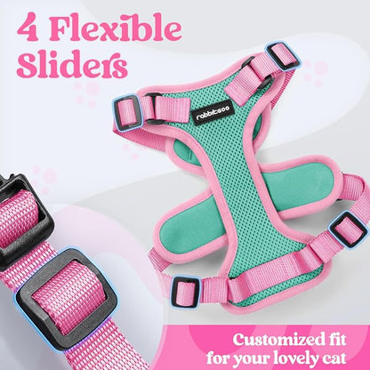 rabbitgoo Cat Harness and Leash Set, Escape Proof Soft Adjustable Vest Harnesses - Image 3