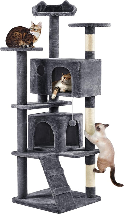 Yaheetech 70in Multi-Level Cat Tree Tall Cat Tower Cat Furniture by Yaheetech