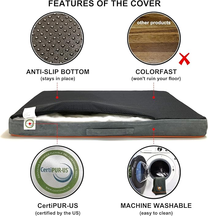 Hard-Wearing Orthopedic Dog Bed - Image 5