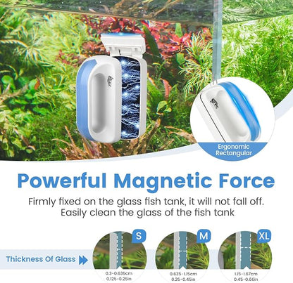 AQQA Aquarium Magetic Glass Cleaner Brush - Image 4