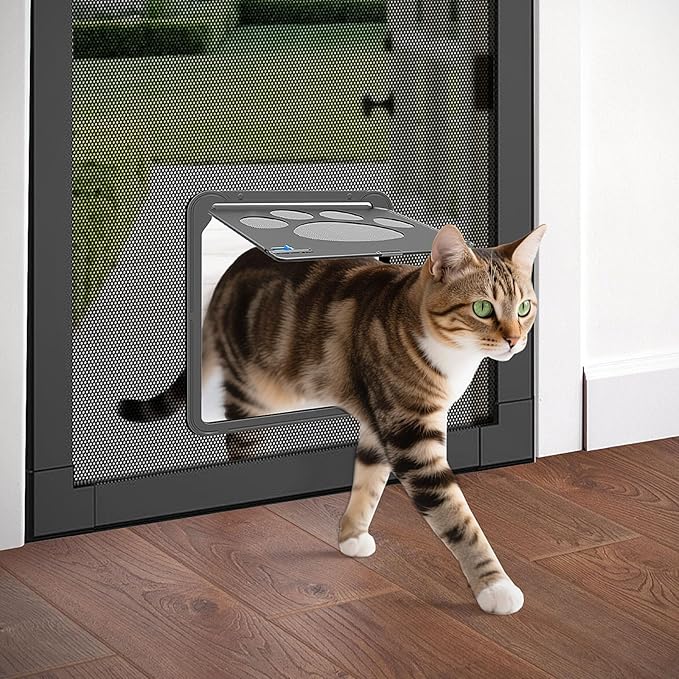 PETLESO Dog Door for Screen Door, Cat Door Screen Small Dog Door Insert for - Image 7