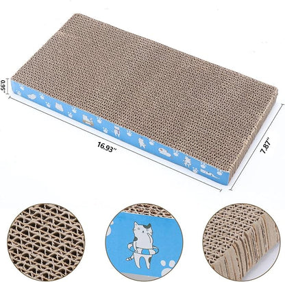 5 Packs in 1 Cat Scratch Pad, Cat Scratcher Cardboard, Reversible, Durable - Image 3