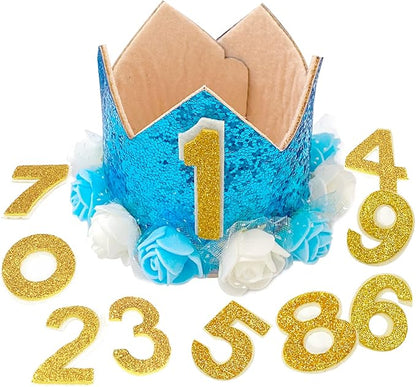 Pet Crown Hat Dog Birthday Reusable Birthday Party Crown by RIMOBUL