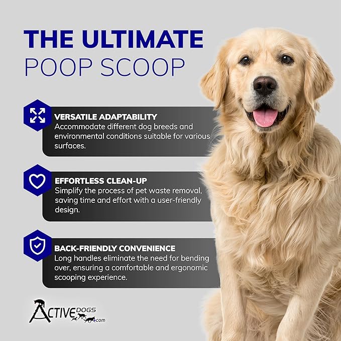 ActiveDogs Dog Poop Scooper Heavy Duty - Image 3