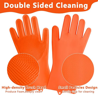 Pet Grooming Gloves—Heat Resistant Dog Washing Gloves - Image 4