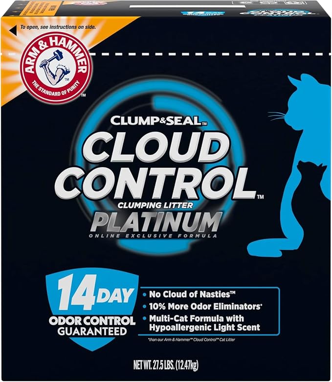 ARM & Hammer Cloud Control Platinum Clumping Cat Litter Odor Control, 27.5 lbs. by ARMHAMMER