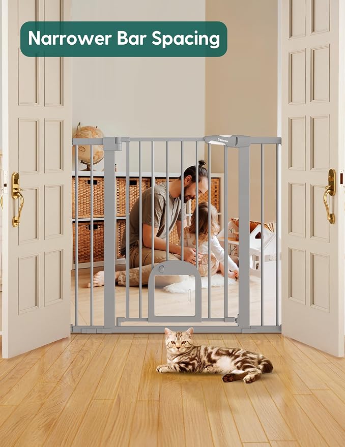 Babelio 36" Tall Upgraded Baby Gate - Image 6