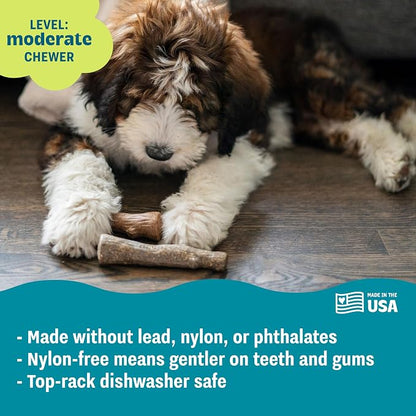 Outward Hound Pupstages Dogwood Calming Dog Chew Toy – Real-Wood Blend - Image 4