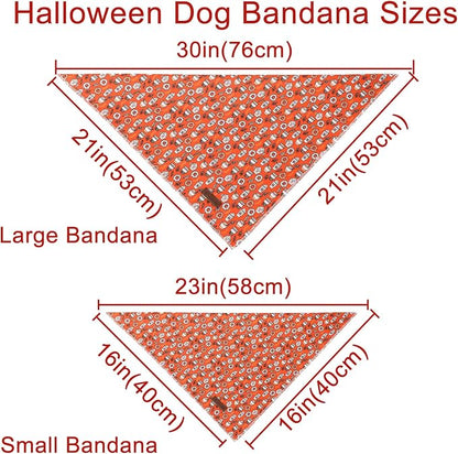 Fall Dog Bandana, Autumn Triangle Bid Scarf - Image 6