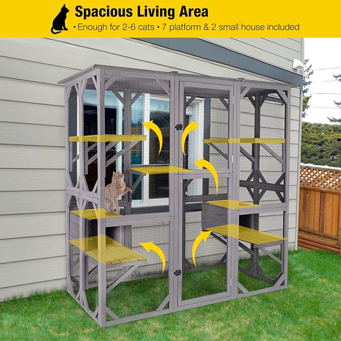 Aivituvin Catio Outdoor Cat Enclosure - Image 3