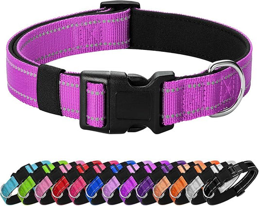 Reflective Dog Collar Padded by Penseepet