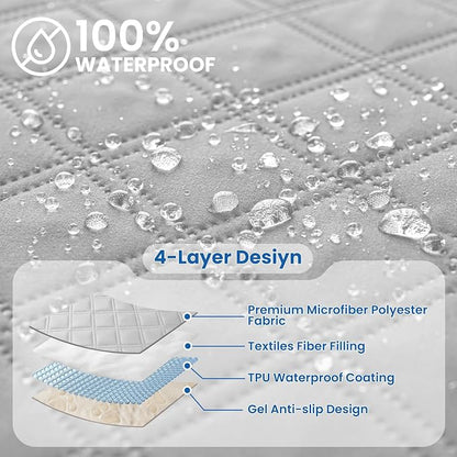 Waterproof Dog Bed Cover, Non-Slip Dog Blanket - Image 2