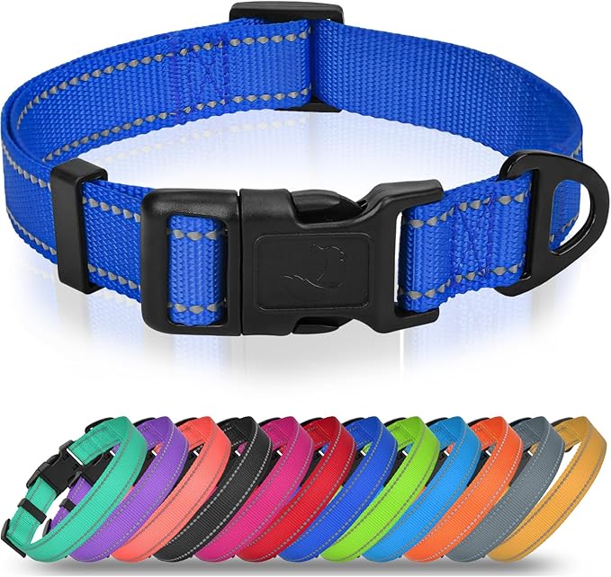 Joytale Reflective Dog Collar, Adjustable Nylon Pet Collar by Joytale