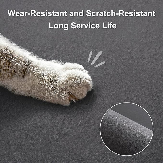 YCT Pet Cat Dog Food Mat, Non-Slip Super Absorbent, 18.1 x 11.8 inches - Image 2